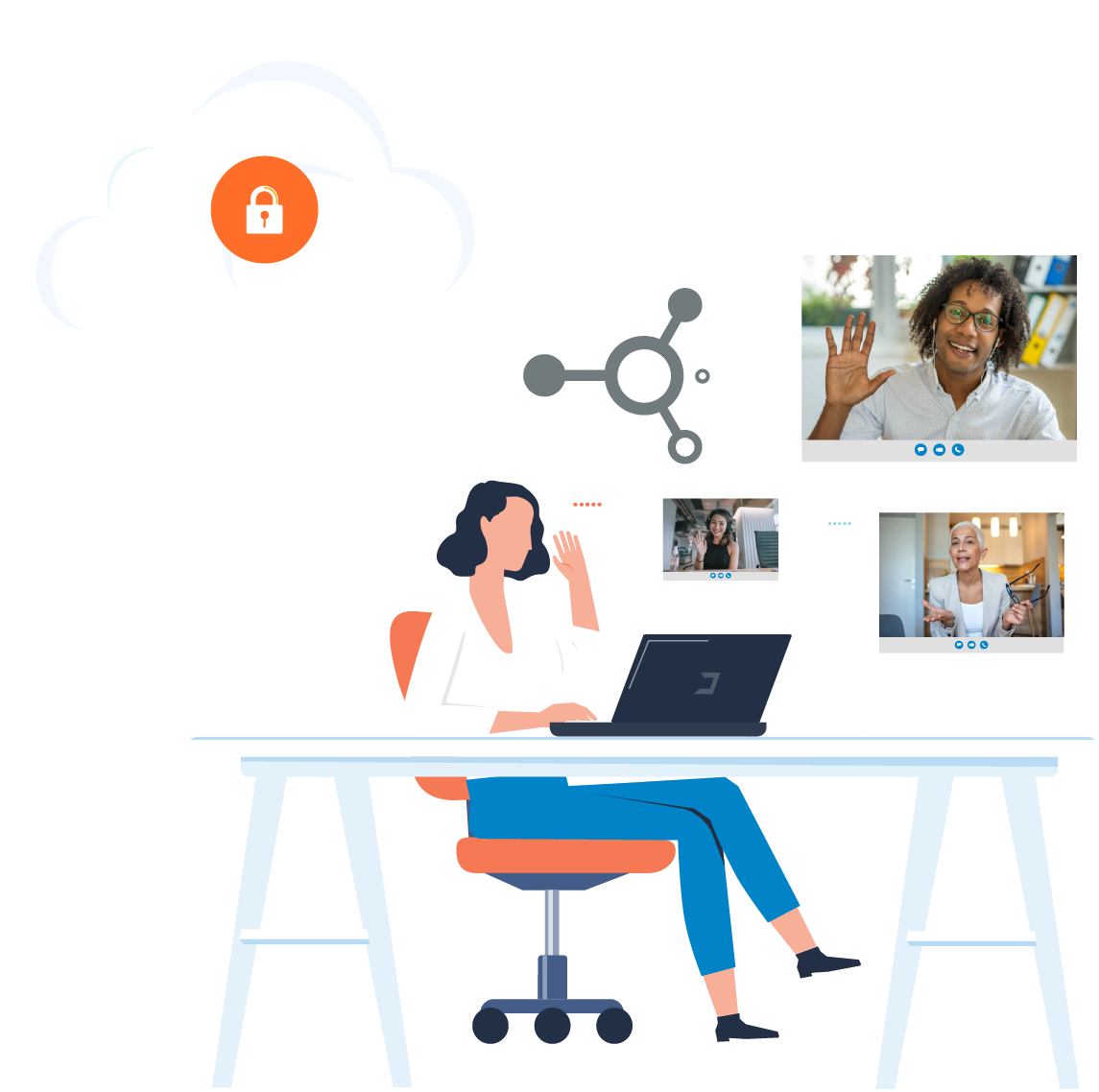 hybrid workers on webex, teams, zoom, google meet and gotomeeting need HAaaS to ensure the best audio, video and screen sharing experience.