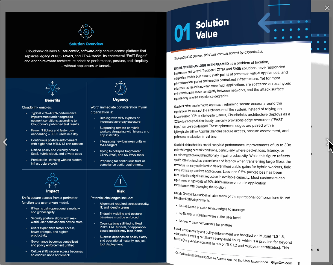 GiaOm CxO Brief